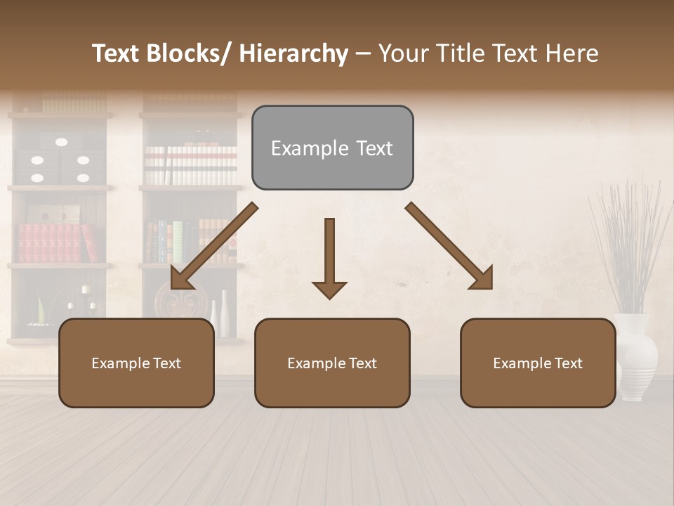 Interior Hardwood Grunge PowerPoint Template