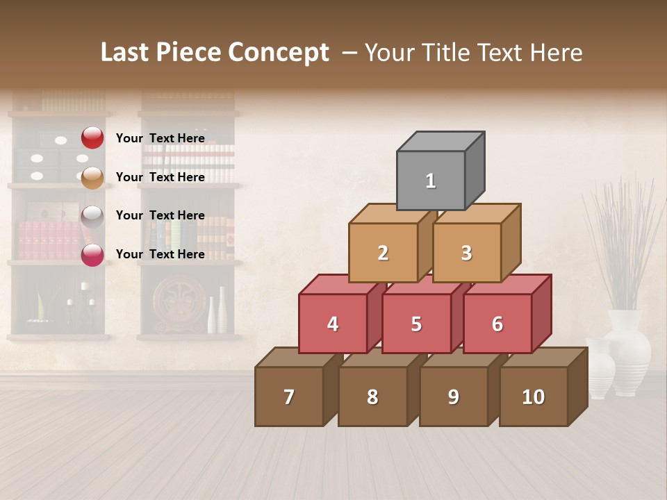 Interior Hardwood Grunge PowerPoint Template