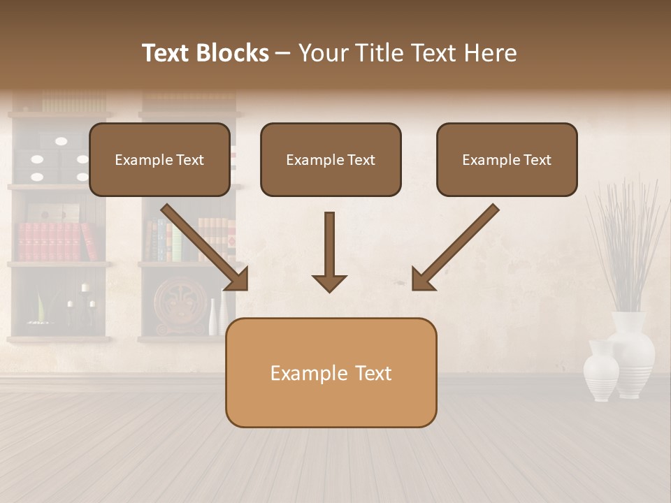 Interior Hardwood Grunge PowerPoint Template