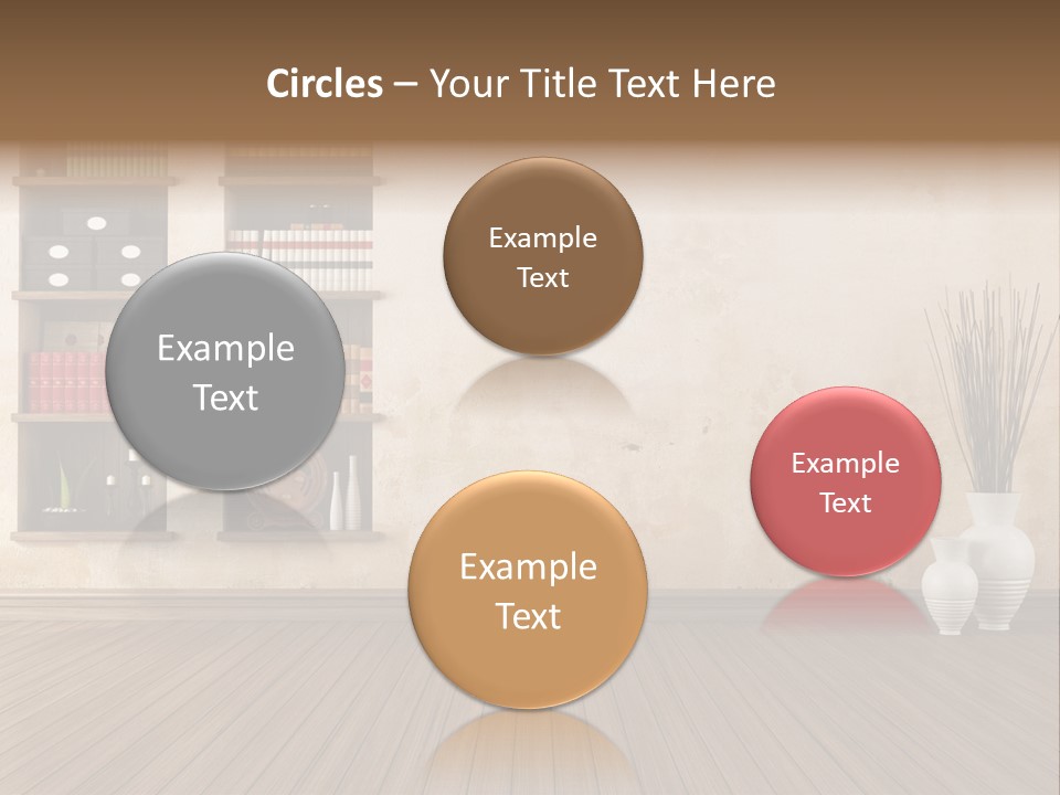 Interior Hardwood Grunge PowerPoint Template