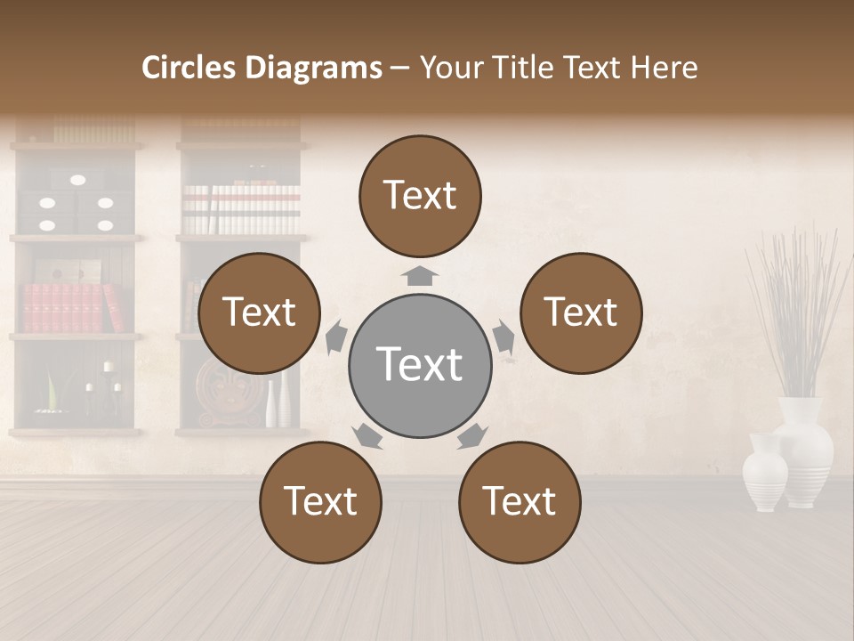 Interior Hardwood Grunge PowerPoint Template