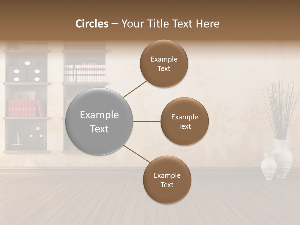 Interior Hardwood Grunge PowerPoint Template