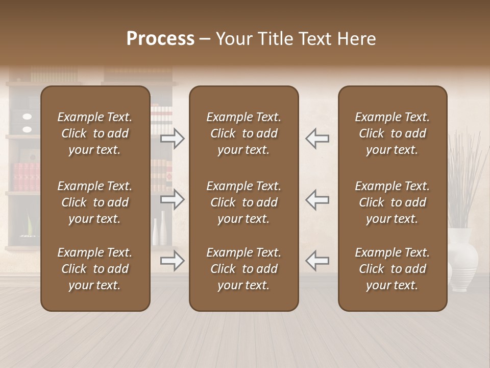 Interior Hardwood Grunge PowerPoint Template