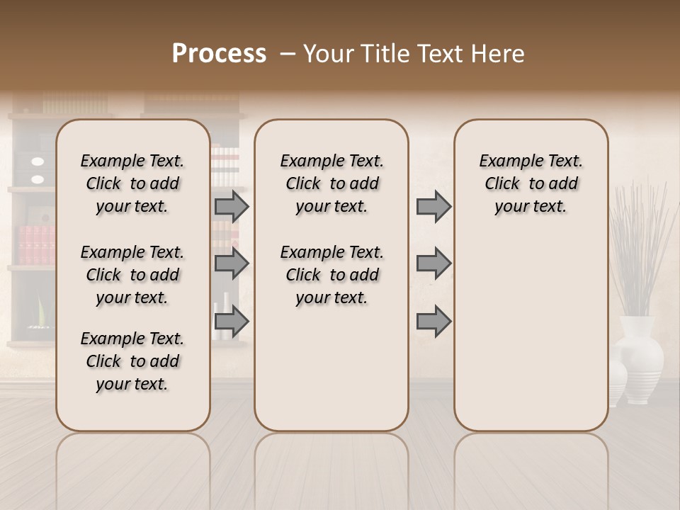 Interior Hardwood Grunge PowerPoint Template