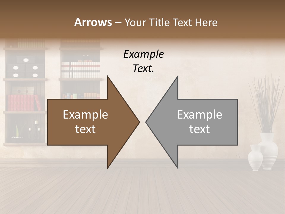 Interior Hardwood Grunge PowerPoint Template