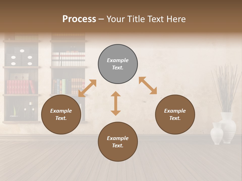 Interior Hardwood Grunge PowerPoint Template
