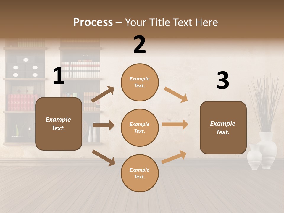 Interior Hardwood Grunge PowerPoint Template