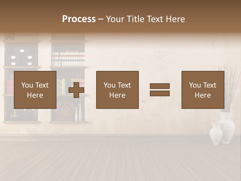 Interior Hardwood Grunge PowerPoint Template