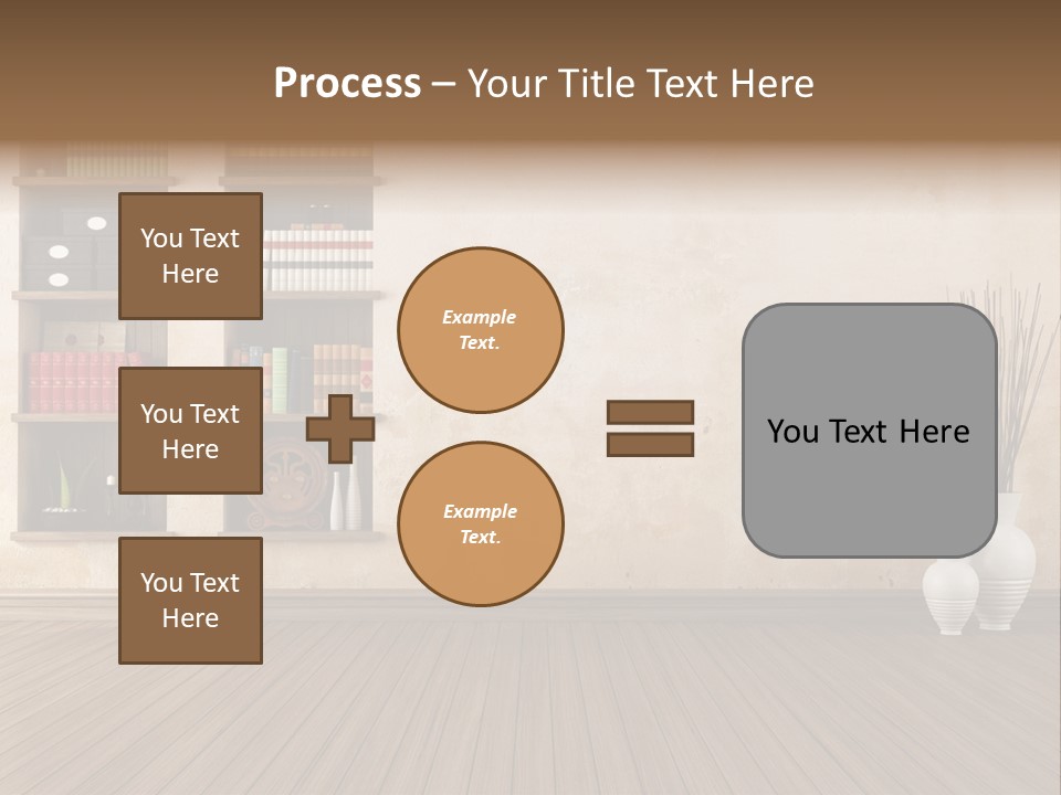 Interior Hardwood Grunge PowerPoint Template