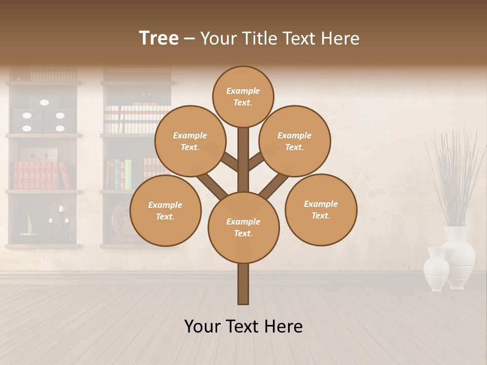 Interior Hardwood Grunge PowerPoint Template