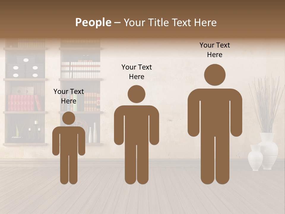 Interior Hardwood Grunge PowerPoint Template