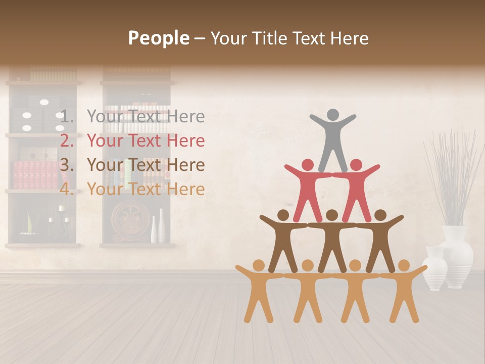 Interior Hardwood Grunge PowerPoint Template