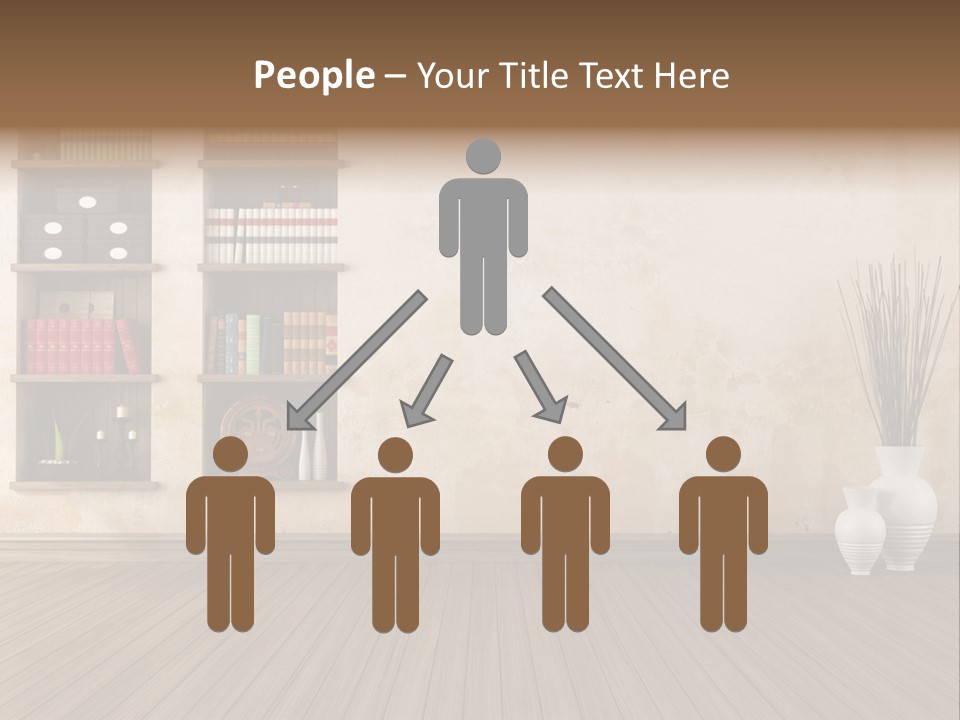 Interior Hardwood Grunge PowerPoint Template