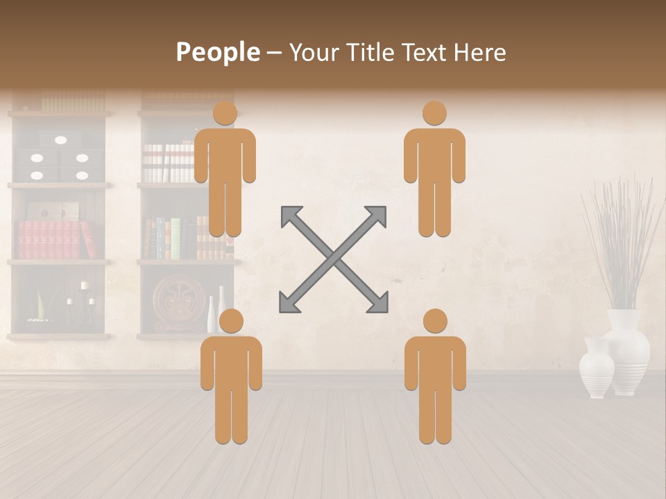 Interior Hardwood Grunge PowerPoint Template