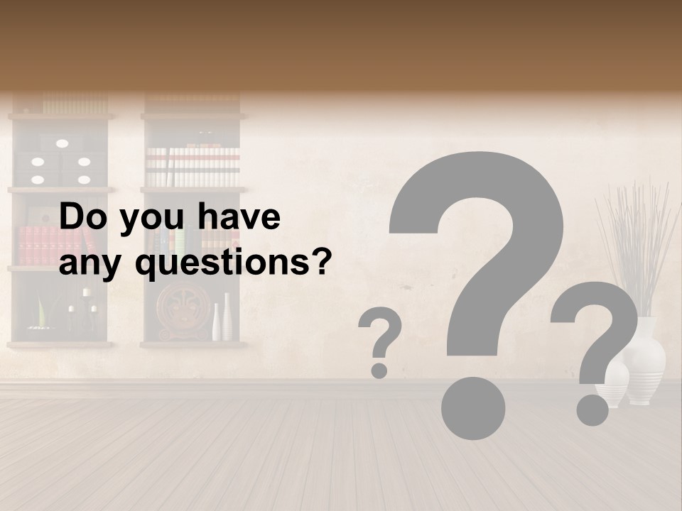 Interior Hardwood Grunge PowerPoint Template