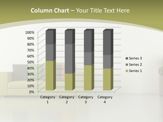 Modern Room Sofa PowerPoint Template