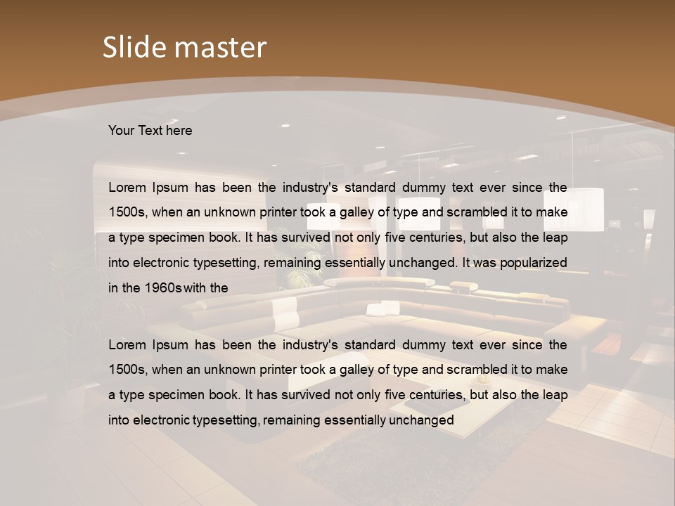 View Living Building PowerPoint Template