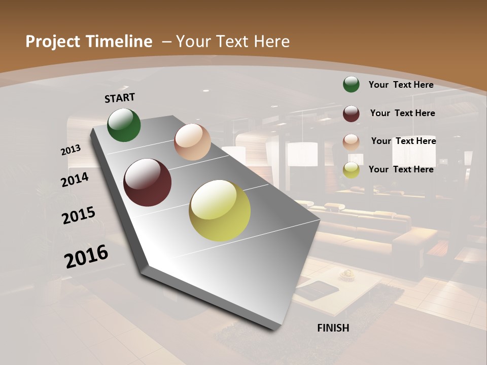 View Living Building PowerPoint Template