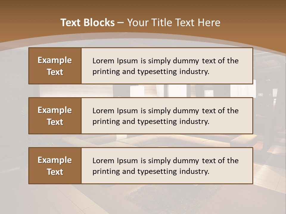 View Living Building PowerPoint Template