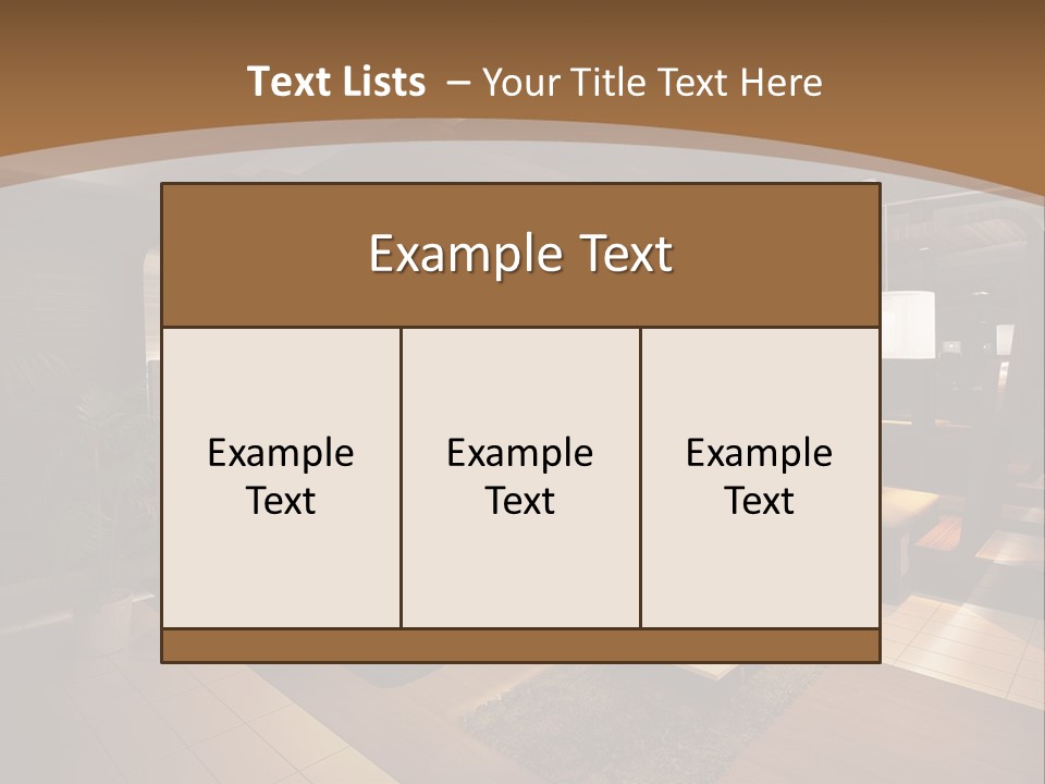 View Living Building PowerPoint Template