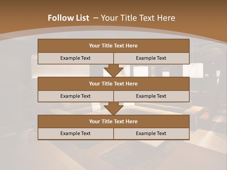 View Living Building PowerPoint Template