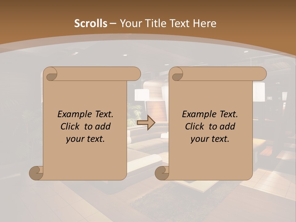 View Living Building PowerPoint Template