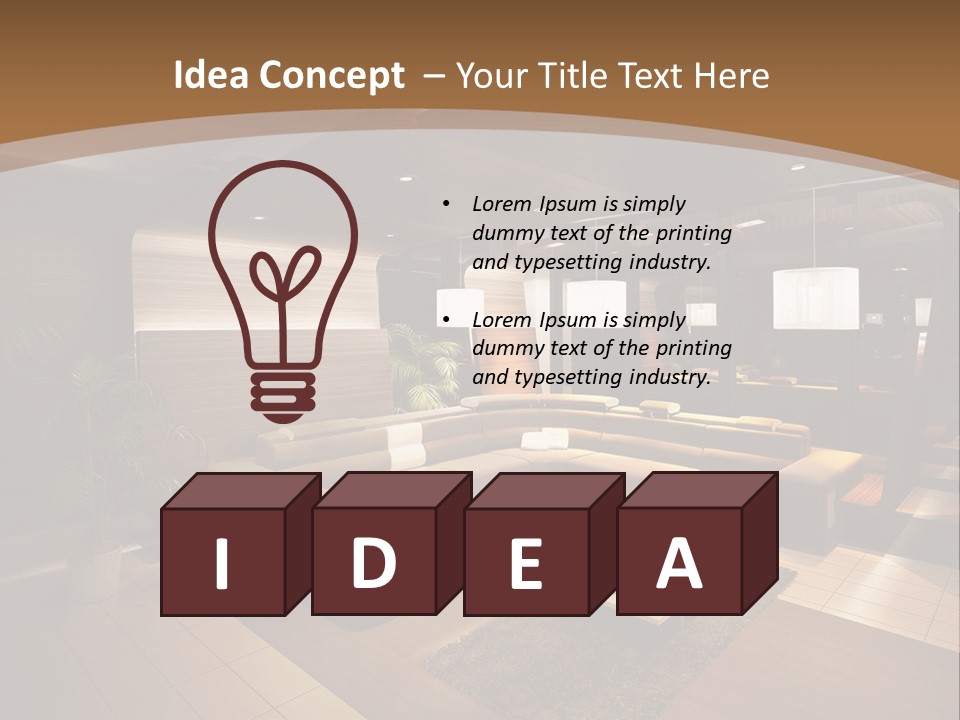 View Living Building PowerPoint Template