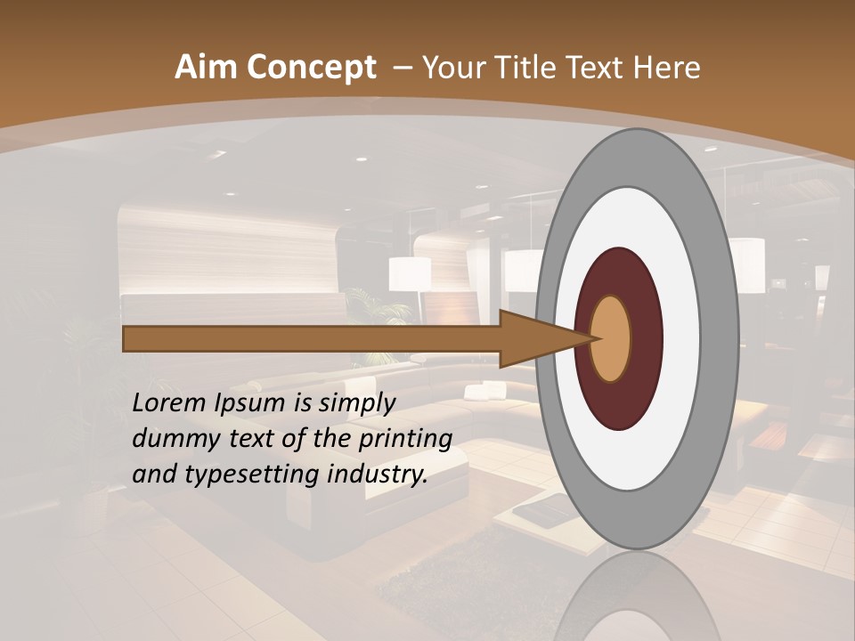 View Living Building PowerPoint Template