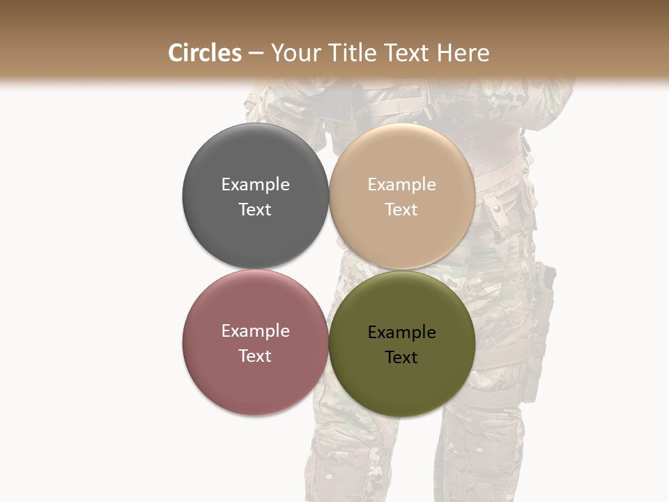 Thought Head Red PowerPoint Template