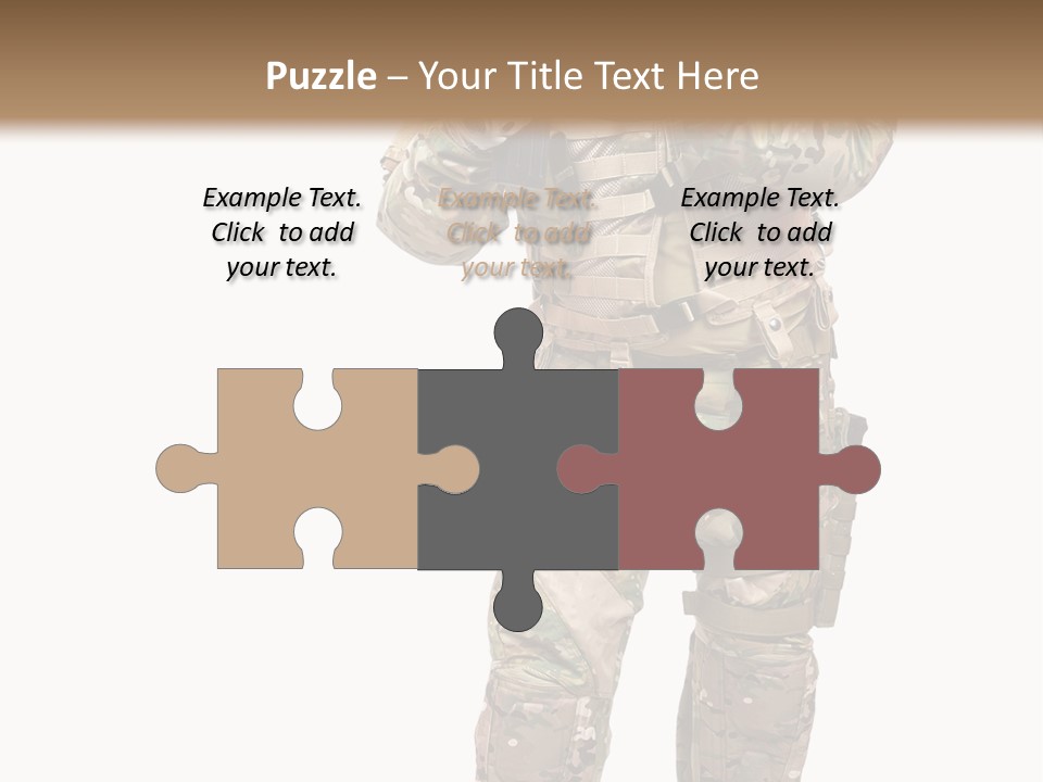 Thought Head Red PowerPoint Template