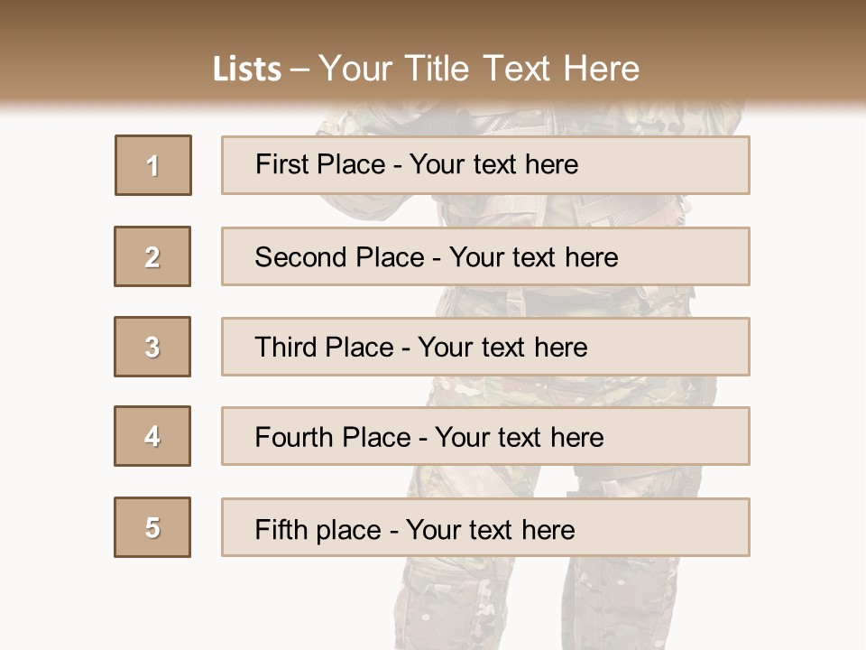 Thought Head Red PowerPoint Template