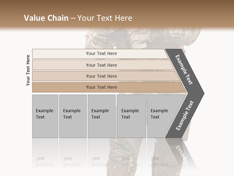 Thought Head Red PowerPoint Template