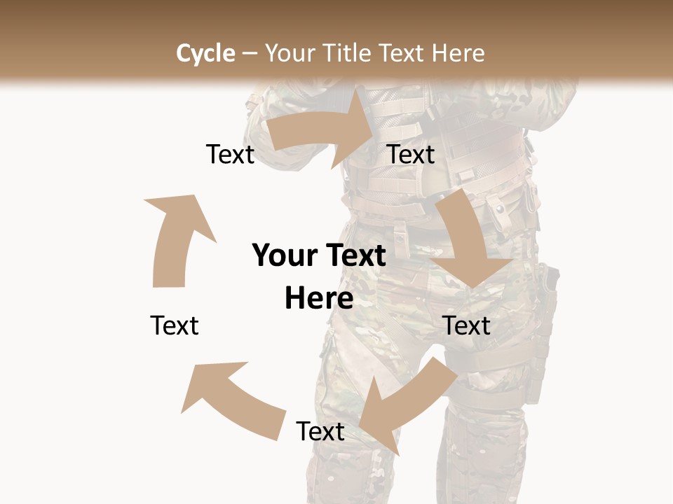 Thought Head Red PowerPoint Template
