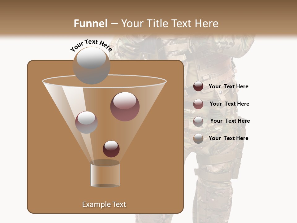 Thought Head Red PowerPoint Template