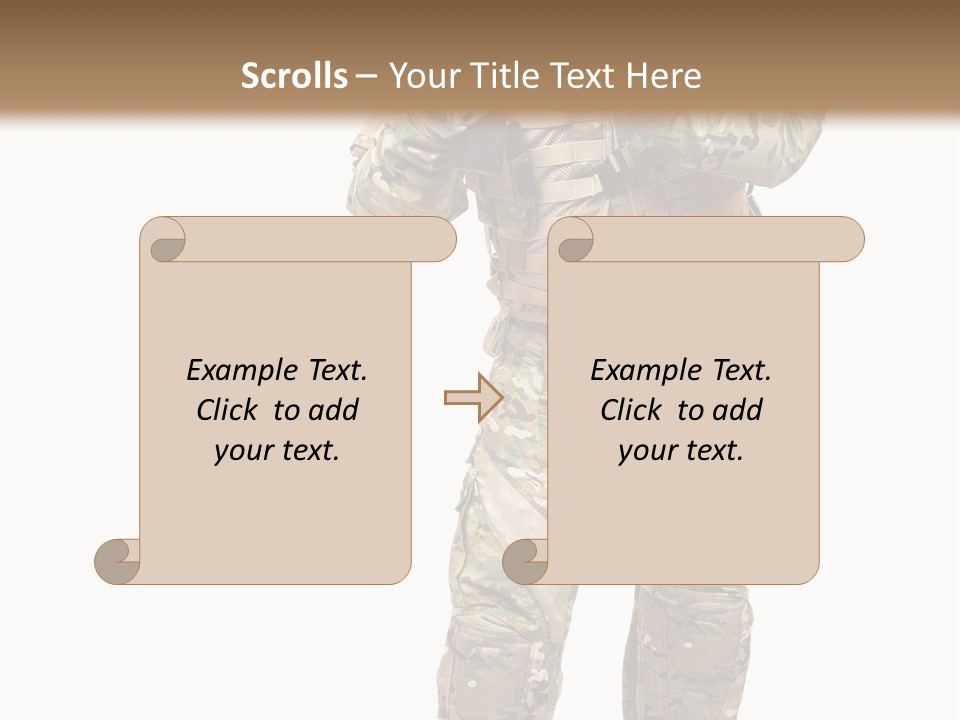Thought Head Red PowerPoint Template