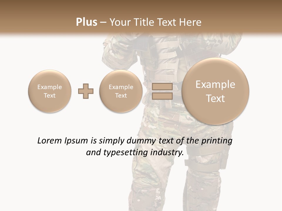 Thought Head Red PowerPoint Template