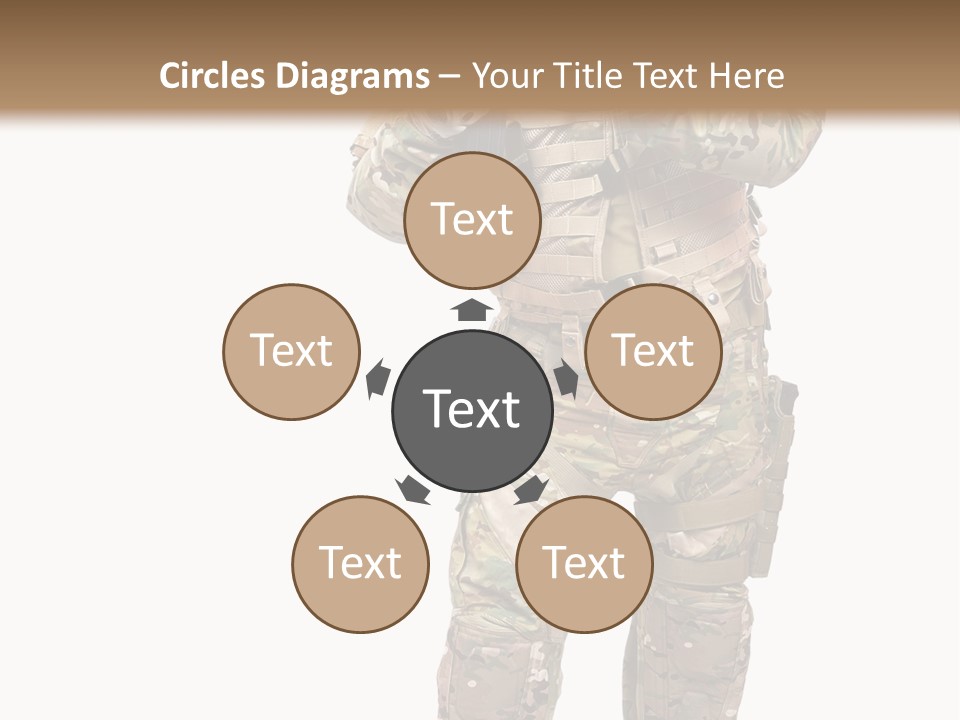 Thought Head Red PowerPoint Template