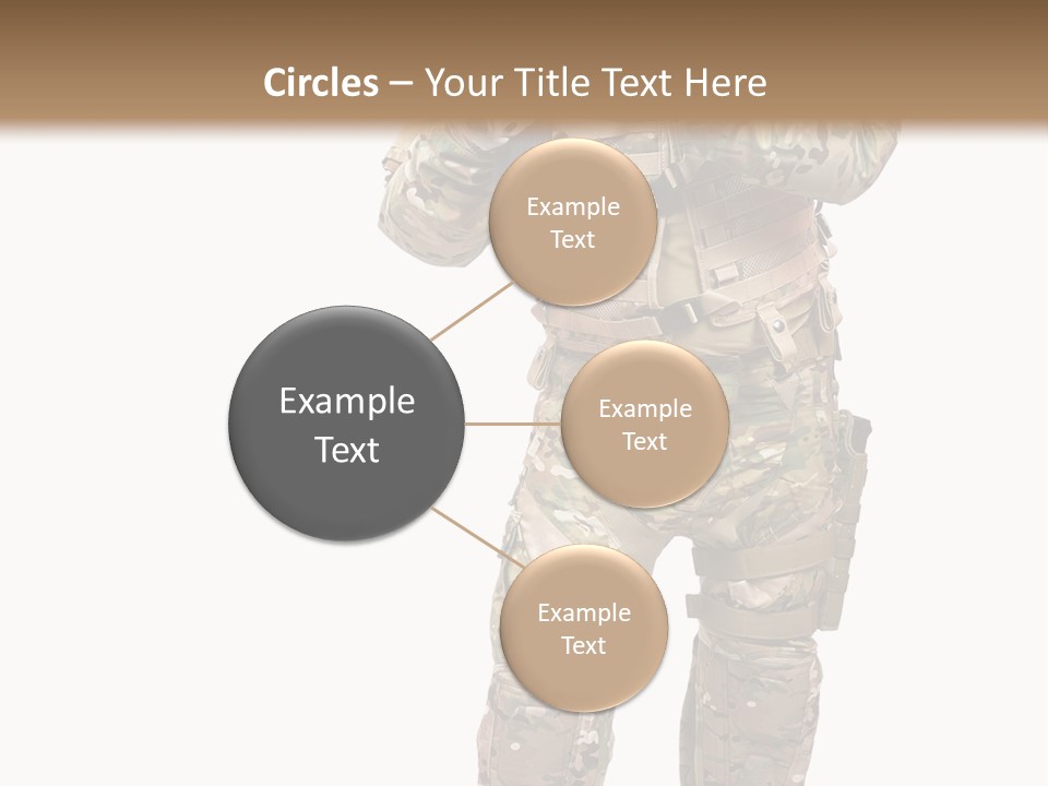 Thought Head Red PowerPoint Template