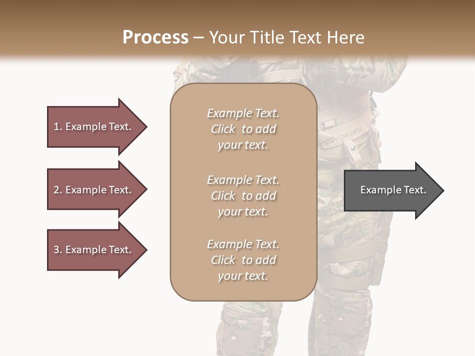 Thought Head Red PowerPoint Template