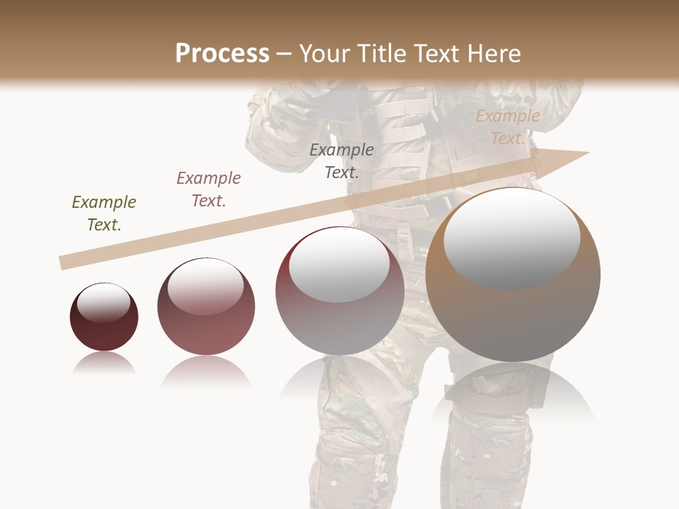 Thought Head Red PowerPoint Template