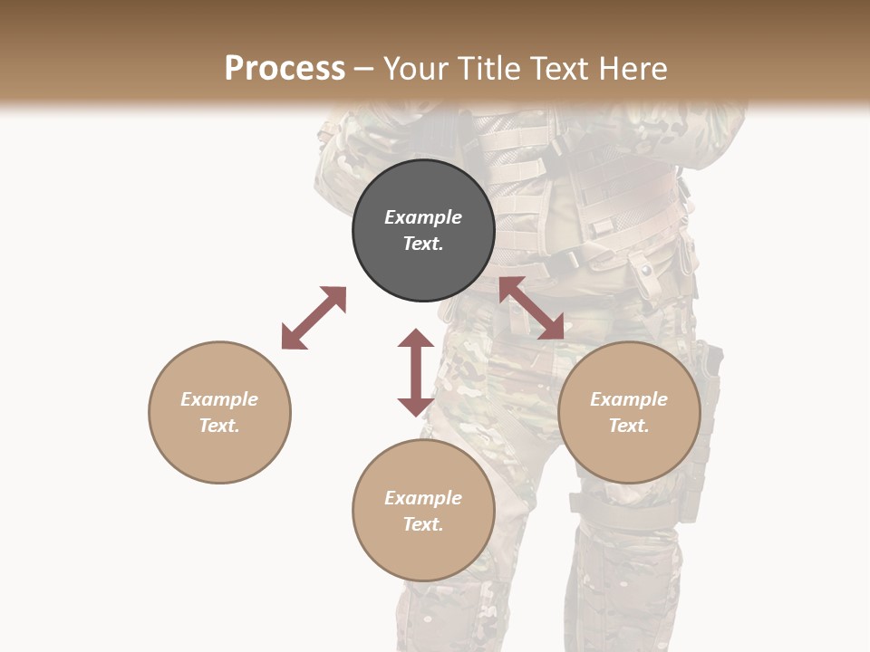 Thought Head Red PowerPoint Template