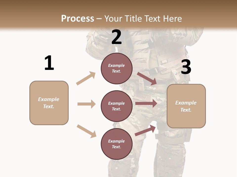 Thought Head Red PowerPoint Template