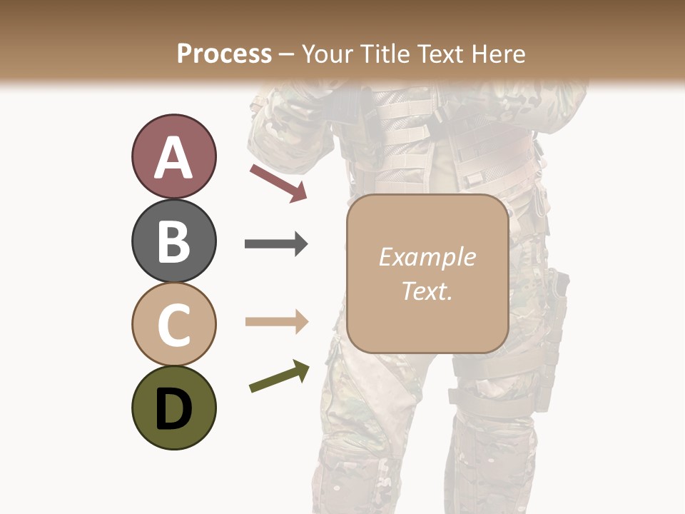 Thought Head Red PowerPoint Template
