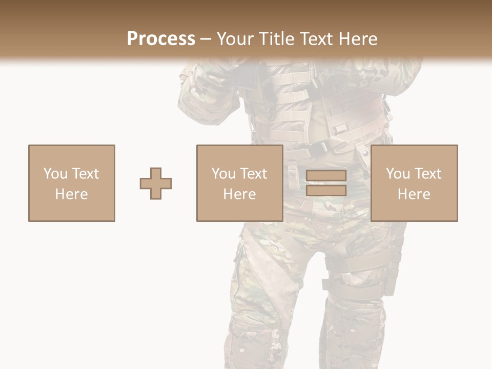 Thought Head Red PowerPoint Template