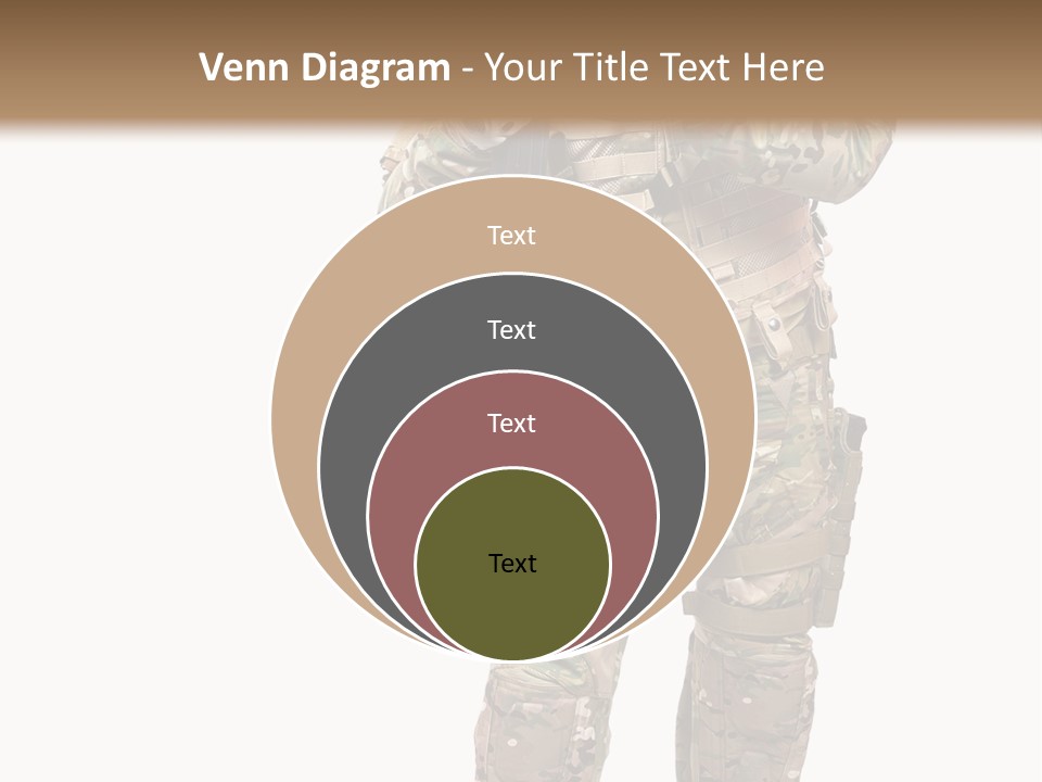 Thought Head Red PowerPoint Template