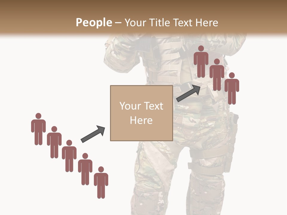 Thought Head Red PowerPoint Template