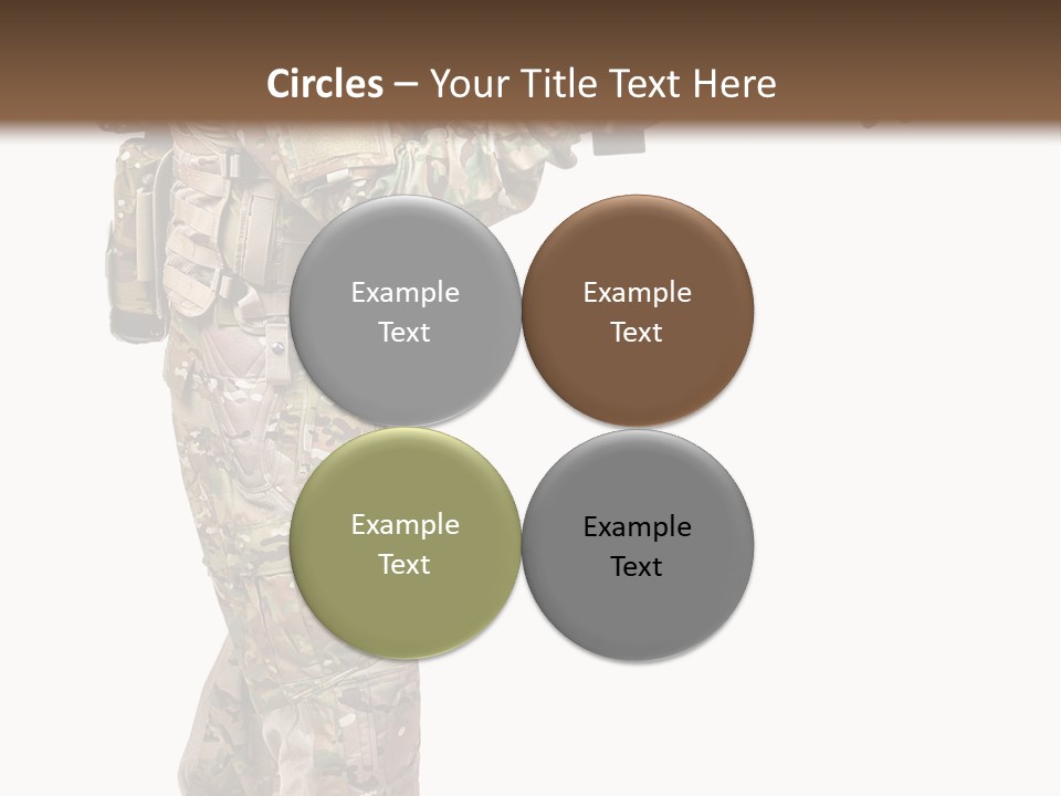 Weapon Isolated Game PowerPoint Template