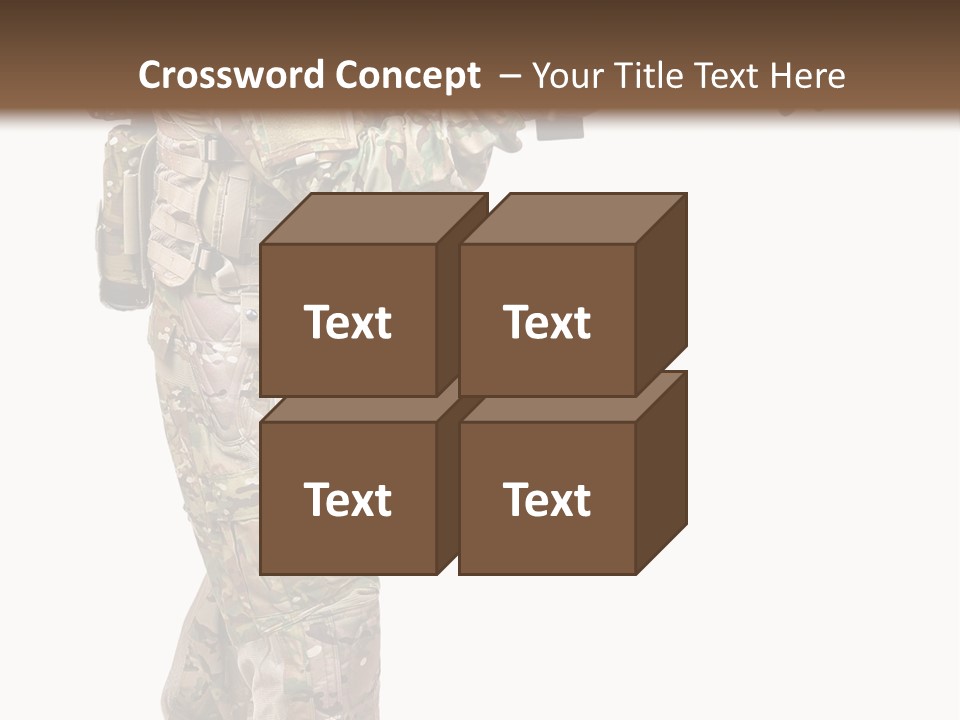 Weapon Isolated Game PowerPoint Template