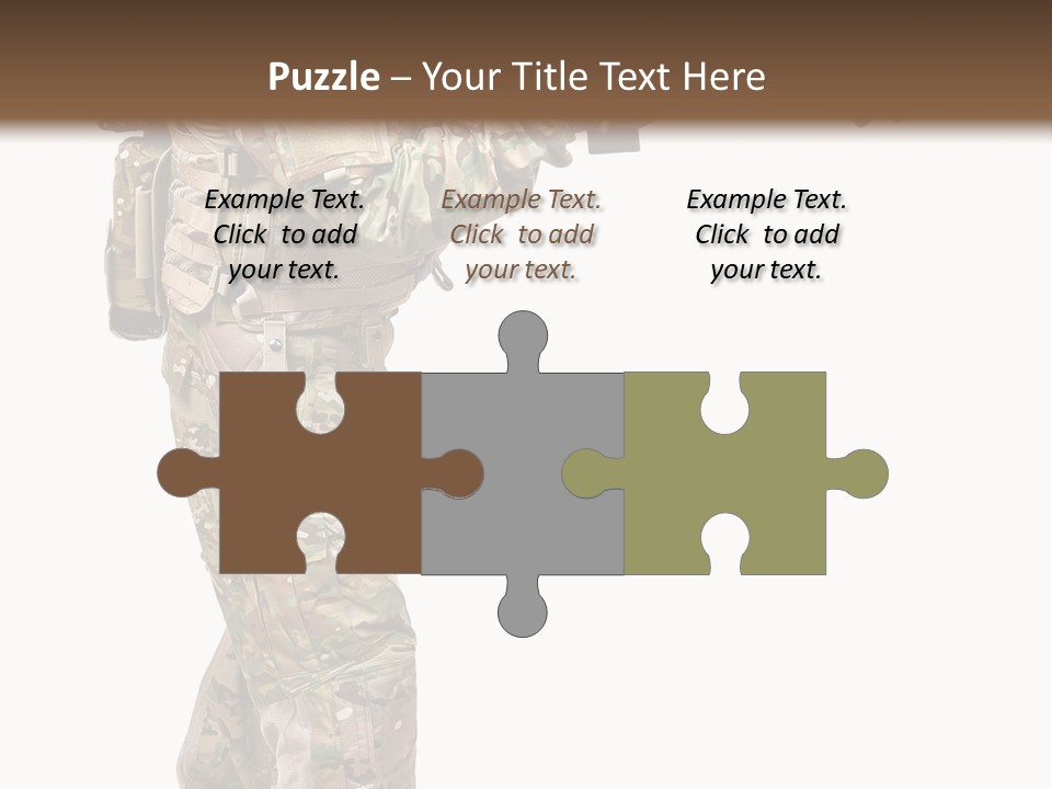 Weapon Isolated Game PowerPoint Template