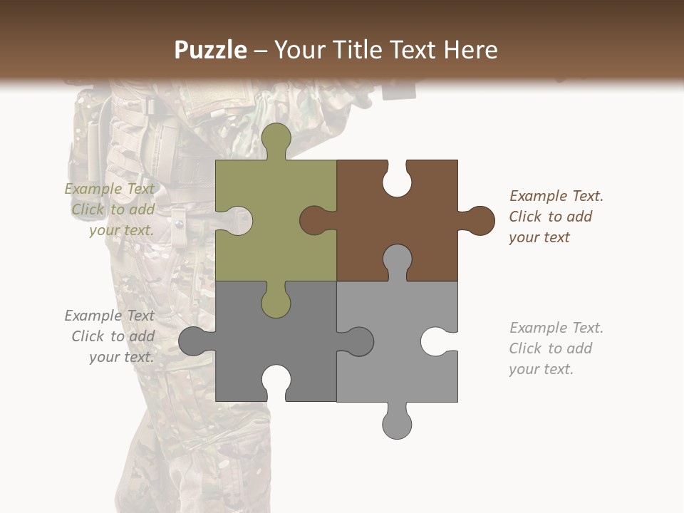 Weapon Isolated Game PowerPoint Template